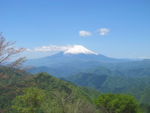 鍋割山からの富士