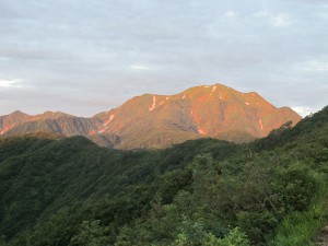 朝陽の駒ヶ岳